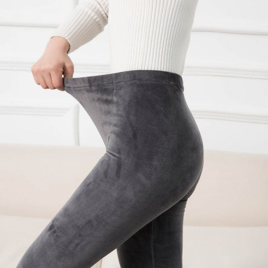 Leggings de Terciopelo Dorado Cintura Alta Súper Elásticos para Mujer - Image 35