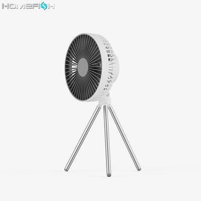 Ventilador Portátil de Camping con Trípode - Colgable para Tienda de Campaña