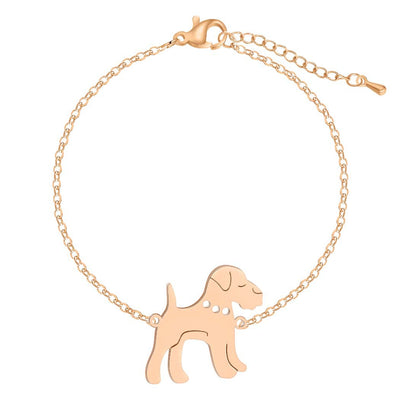 Pulsera de Acero Inoxidable con Dije de Perro Pug - Joya Fashionable y Adorable - Image 9