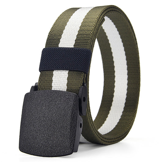 Cinturón de Lona para Hombre con Hebilla Automática Outdoor - Image 3