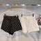 Shorts Femeninos con Cristales de Diamante y Grano Grande