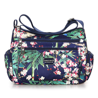 Bolsa Impresa para Mujer con Diseño de Paisaje y Flores Trendy