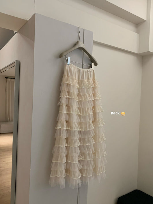 Falda Midi Ajustada de Tul con Bolsa Integrada para Cadera - Image 16