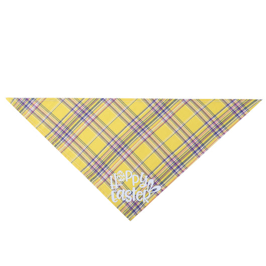 Toalla Triangular para Mascotas Conejo de Pascua Capa Única - Image 5