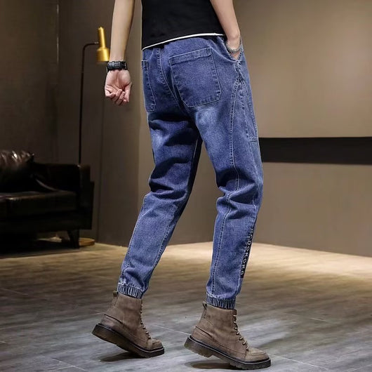 Pantalones Cortos Casuales con Efecto Desgastado y Cintura Elástica - Image 4