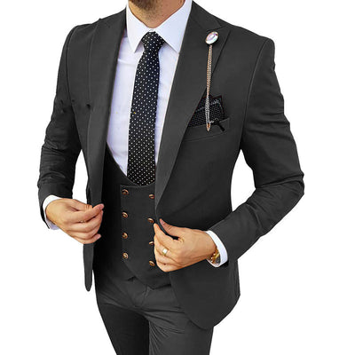 Traje de Tres Piezas para Hombre Efecto Adelgazante - Image 16