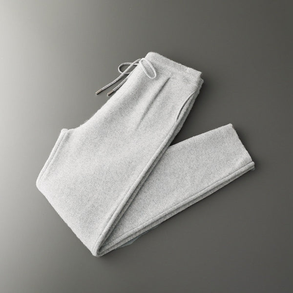 Pantalones Casuales de Cachemira Suelta para Hombre