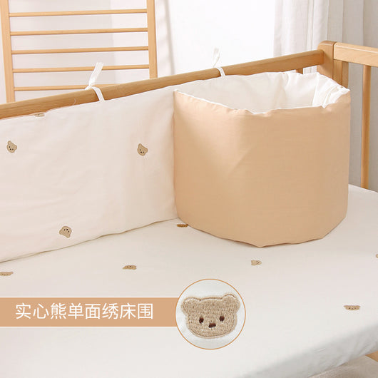 Protector de Cuna Acolchado Desmontable y Lavable - Seguridad Suave para tu Bebé - Image 10
