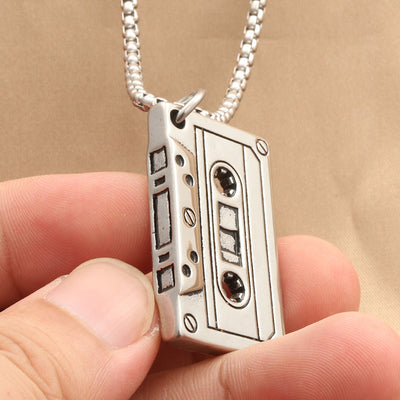 Collar Colgante Geométrico Acero Titanio Vintage para Hombre - Image 11