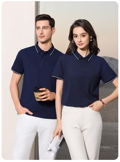 Polo Antibacterial Sensible al Frío con Solapa - Image 38