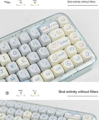 Keycap Gato Adorable MOA - Tecla Sublimada para Teclado Mecánico - Image 13