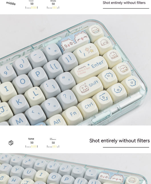 Keycap Gato Adorable MOA - Tecla Sublimada para Teclado Mecánico - Image 13