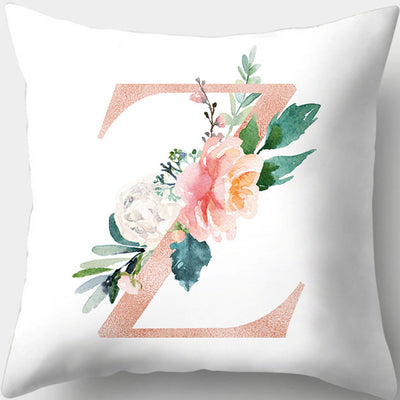 Funda de Almohada con Letras Florales Día de San Valentín Impresión Digital - Image 51