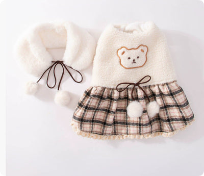 Vestido Infantil Osito Adorable con Diseño de Cachorro - Image 8