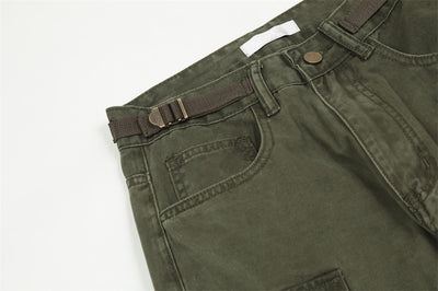 Pantalones Cargo con Bolsillos Tridimensionales y Múltiples Compartimentos - Image 15