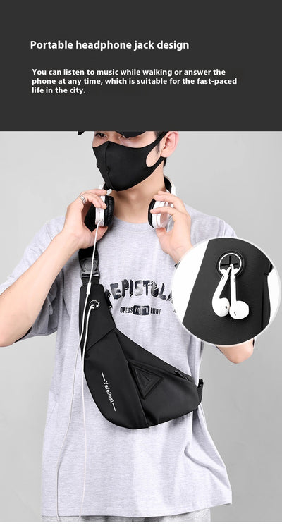 Bolsa Bandolera para Hombre - Bolso Cruzado Compacto - Image 13