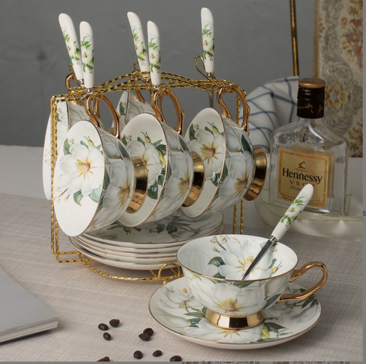 Juego de Tazas de Cerámica Europeas para Café - Image 11