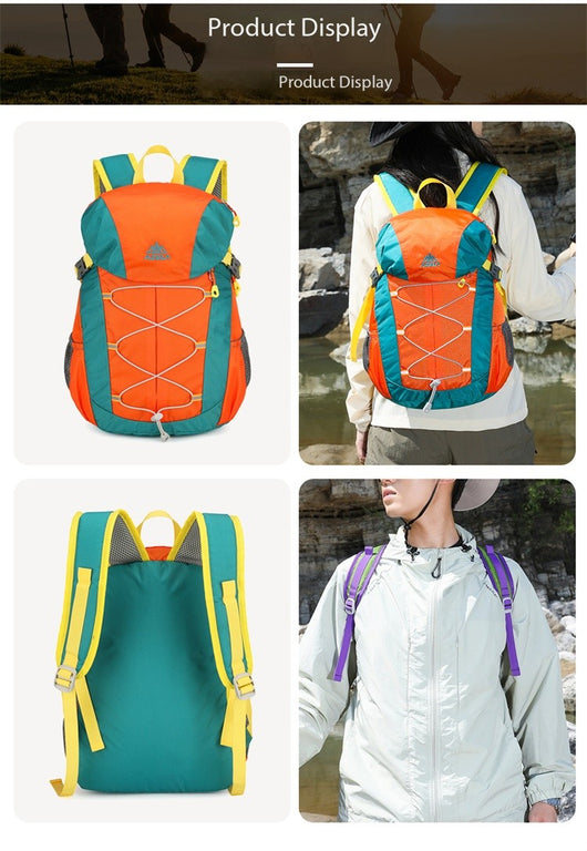 Mochila de Senderismo AZELA 20L Color Block - Ligera y Resistente - Image 23