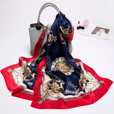 Pañuelo de Seda Versátil para Mamá - Diseño Elegante Multiusos - Image 44