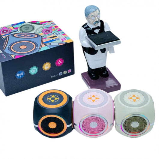 Parlante Bluetooth Giratorio con Bajos Profundos y Tecnología Anti-estrés - Image 5