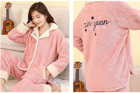 Pijama Térmico de Franela para Mujer - Manga Larga Gruesa - Image 13