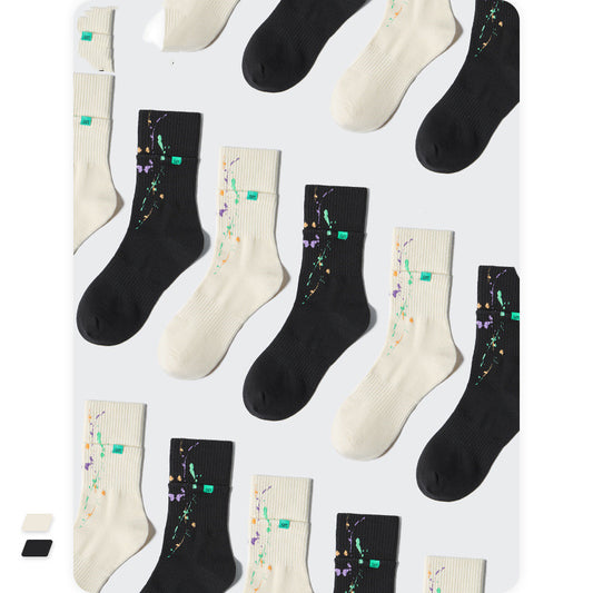 Calcetines Deportivos Luminosos de Doble Capa con Efecto Tinta - Image 2