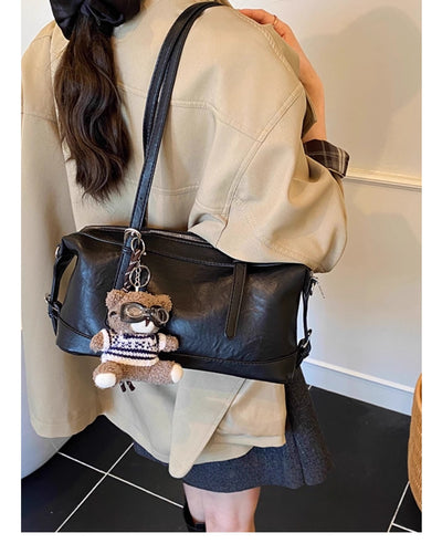 Bolso de Cuero Retro Marrón Weilan para Mujer - Bolsa Portátil de Cuero Encerado - Image 7