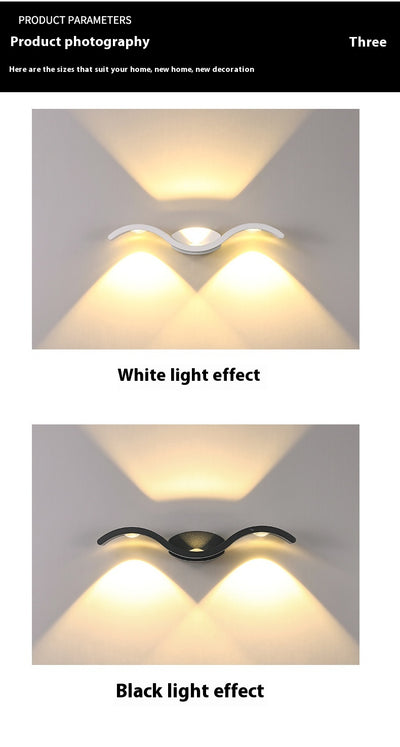 Lámpara LED de Pared Exterior Minimalista de Diseño Contemporáneo - Image 7