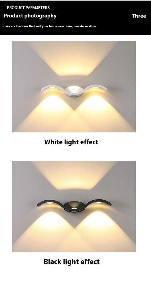 Lámpara LED de Pared Exterior Minimalista de Diseño Contemporáneo - Image 7