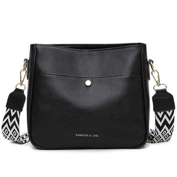Bolso Bandolera de Cuero Genuino - Estilo Casual Premium