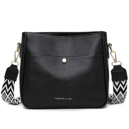Bolso Bandolera de Cuero Genuino - Estilo Casual Premium - Image 2