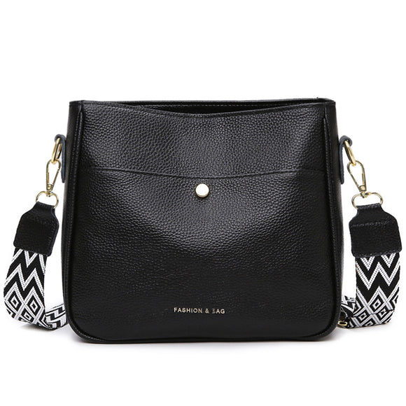 Bolso Bandolera de Cuero Genuino - Estilo Casual Premium