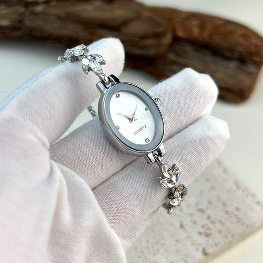 Reloj Pulsera Ovalado de Lujo Retro - Cuarzo de Alta Gama para Mujer - Image 21