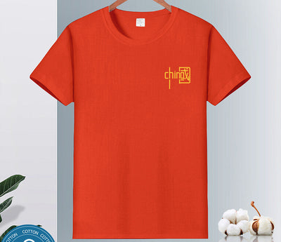 Camiseta de Algodón Puro para Parejas - Ajuste Slim Talla Grande - Image 20