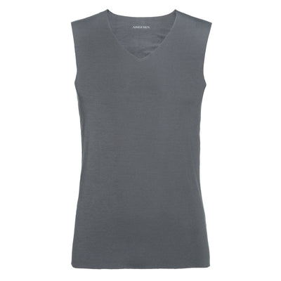 Musculosa Hombre Modal Elástica Ajustada - Colores Lisos - Image 12