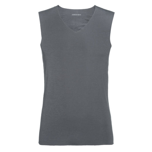 Musculosa Hombre Modal Elástica Ajustada - Colores Lisos - Image 12
