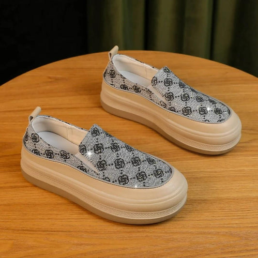 Zapatos Casuales para Mujer con Suela Gruesa y Diseño Transpirable