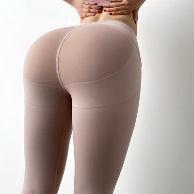 Leggings Deportivos Cintura Alta Compresión Melocotón - Image 4