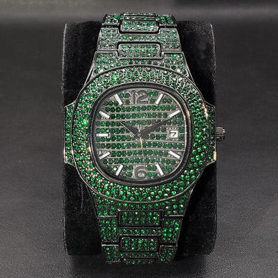 Reloj Hip Hop Diamantes Completos Rap Bling - Image 5