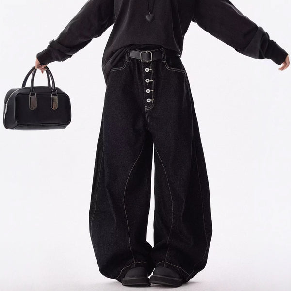 Pantalones Vaqueros Holgados Corte Ancho Cutlass para Hombre - Image 6