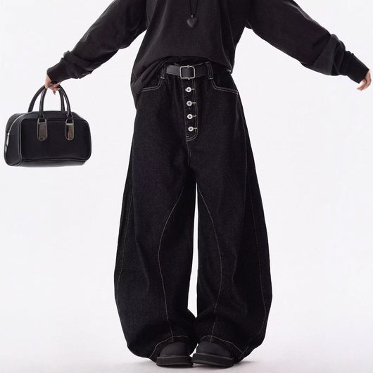 Pantalones Vaqueros Holgados Corte Ancho Cutlass para Hombre - Image 6