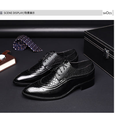 Zapatos Oxford de Cuero para Hombre - Mocasines Elegantes con Cordones - Image 16