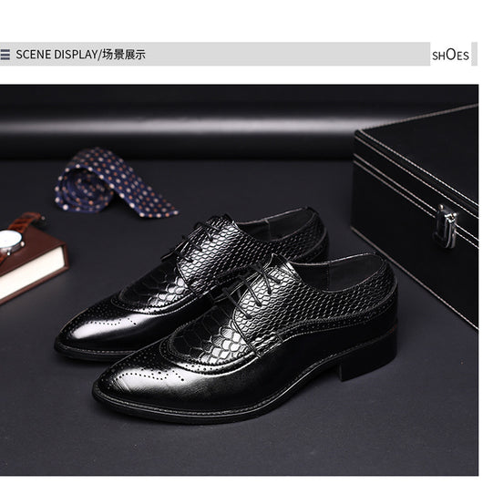 Zapatos Oxford de Cuero para Hombre - Mocasines Elegantes con Cordones - Image 16