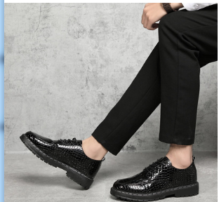 Zapatos de Cuero Casual para Trajes de Negocios Hombre - Image 4