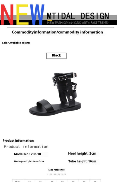 Sandalias Planas de Playa con Remaches y Punta Suave - Image 7