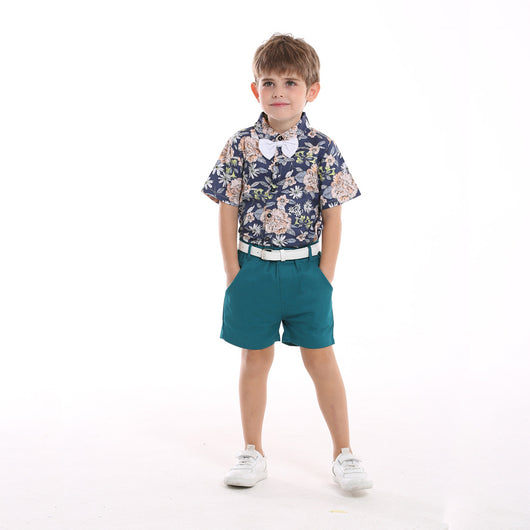 Conjunto Infantil: Pantalón Corto Casual con Cinturón - Image 7