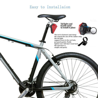 Luz trasera para bicicleta con carga USB y alerta de seguridad - Image 12