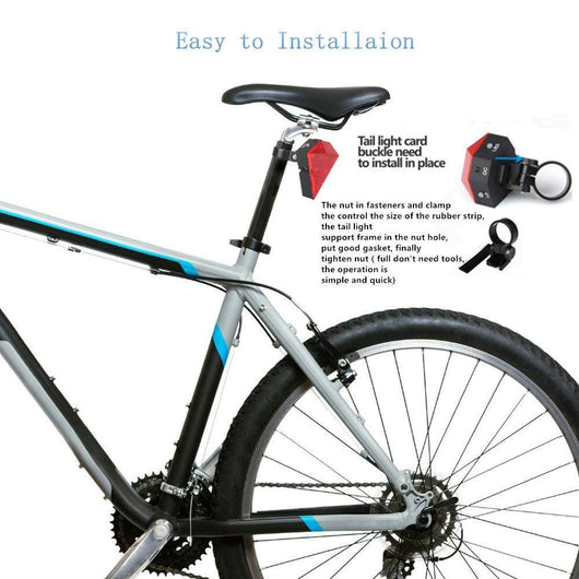 Luz trasera para bicicleta con carga USB y alerta de seguridad - Image 12