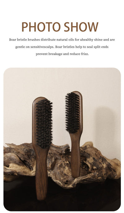 Peine para Barba de Cerdas de Jabalí con Mango de Madera Maciza - Image 16
