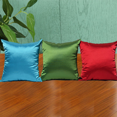 Funda de Almohada Cuadrada Tencel 100s - Cojín Sofá Colores Sólidos - Image 16